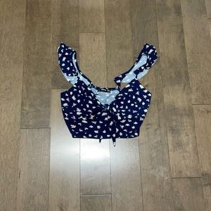 Floral crop top